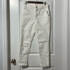 Old Navy Super Skinny White Jeans